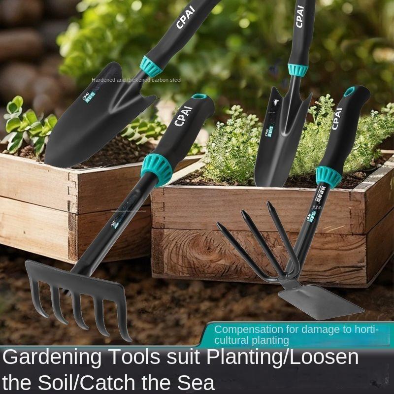 New gardening shovel set flower planting pot planting small shovel shovel outdoor digging small hoe to catch sea tools