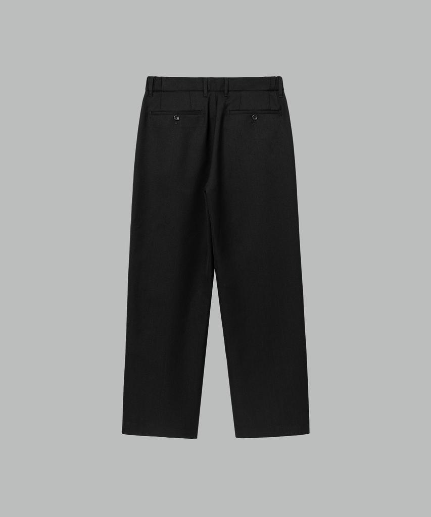NONBLANK [Set Up] Wool Blend Canvas Loose Fit Setup_Black