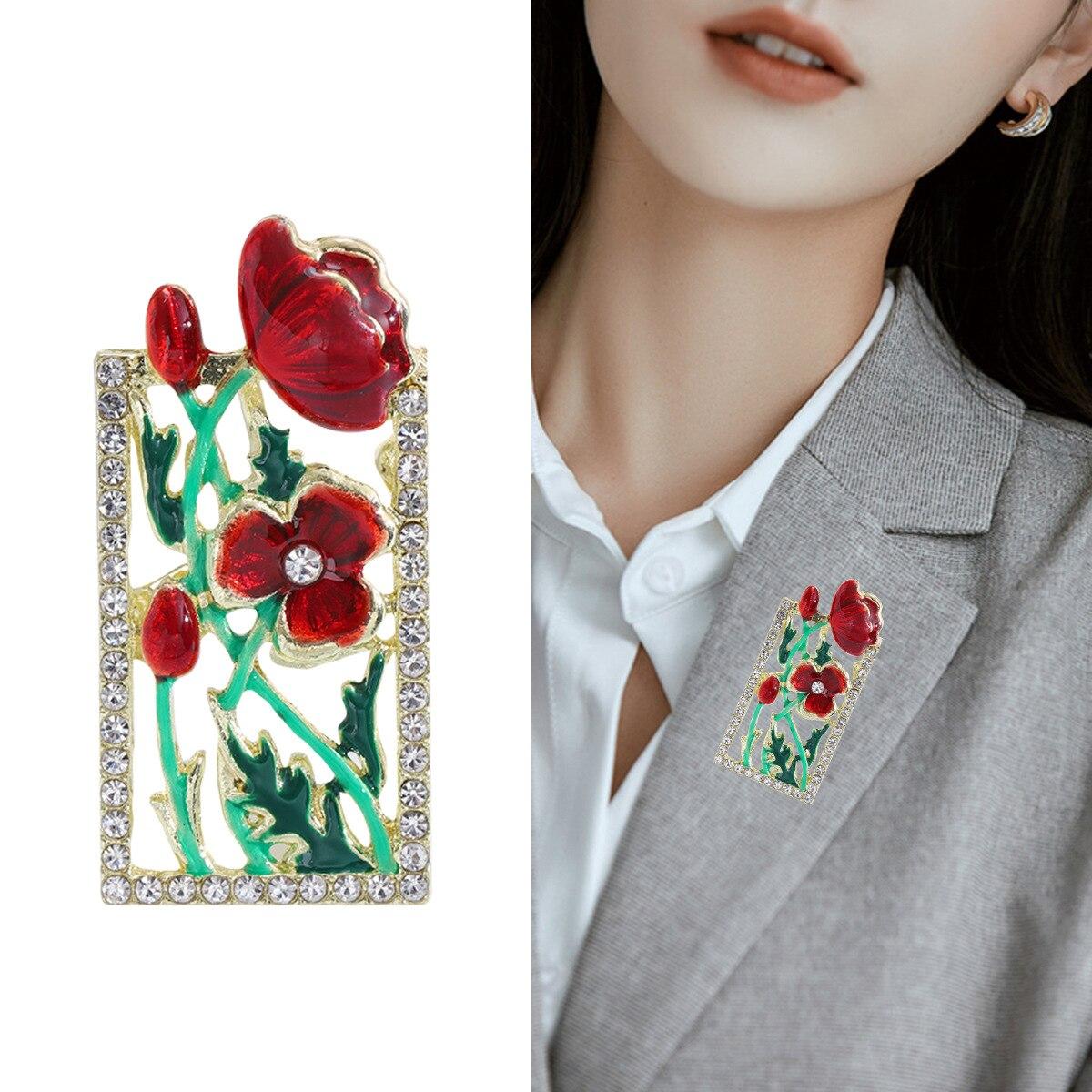 Blucome красивые броши с цветами для женщин — фото 4