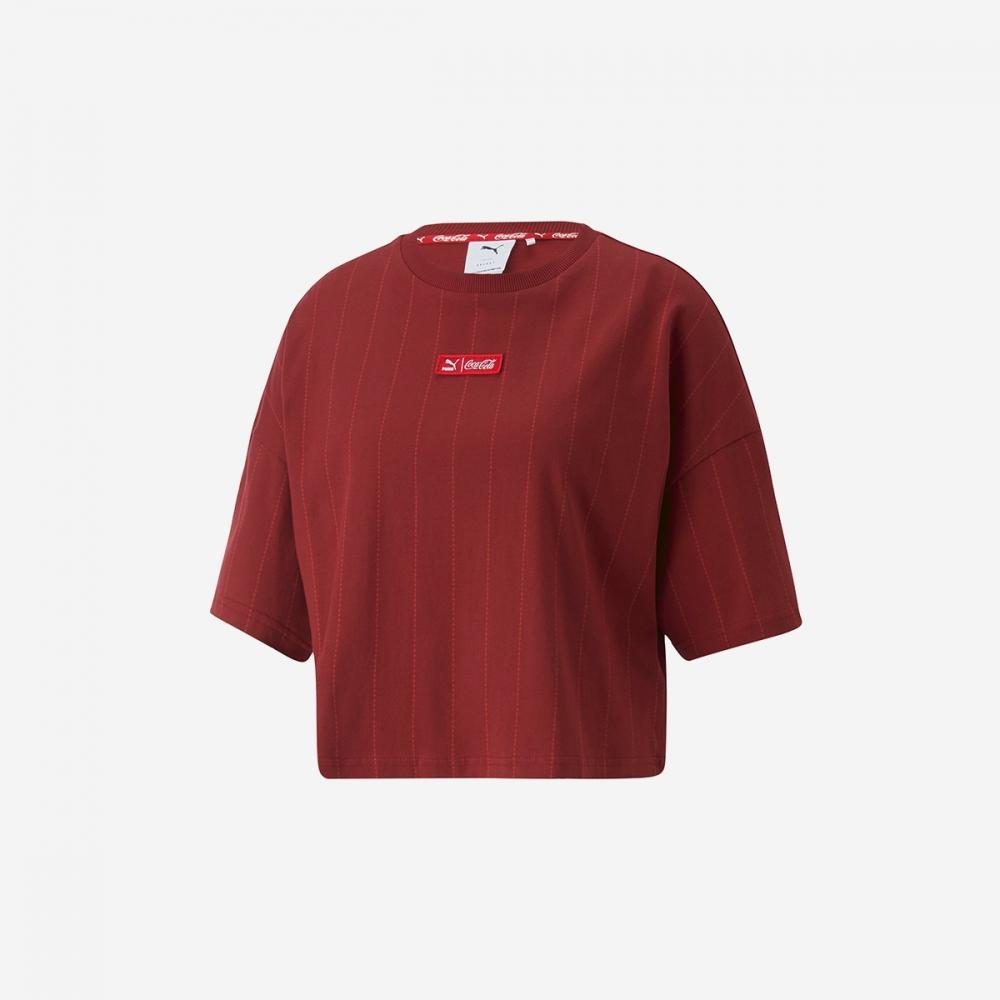 

Свободная футболка Puma X Coca Cola AOP интенсивно-красная