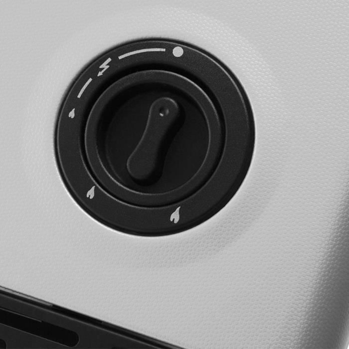 Orbegozo HBF 100 Poêle à flamme bleue, 3800 kW, classe énergétique A, gaz butane et propane, triple système de sécurité : arrêt auto