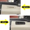 For Hummer H2 2003-2007 ABS Carbon Fiber Car Door Air Outlet Frame Decorative Sticker Car Interior Accessories
