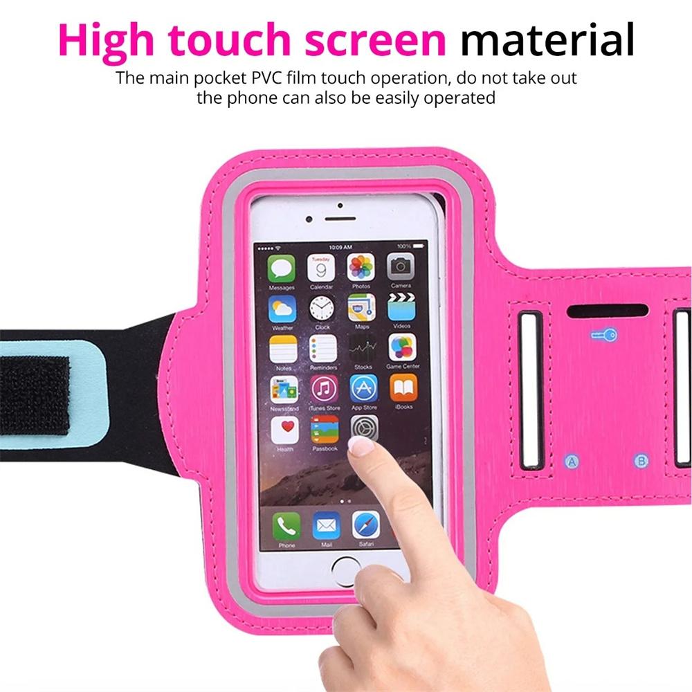 5.5inch Mobile Phone Armband Outdoor Sports Smartphone Holder Gym Running Phone Bag Arm Band Cases for Samsung for IPhone Holder