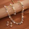 4Pcs/set Sweet Style Necklace Set Delicate Design Pearl Jewelry Set  Women Fashion