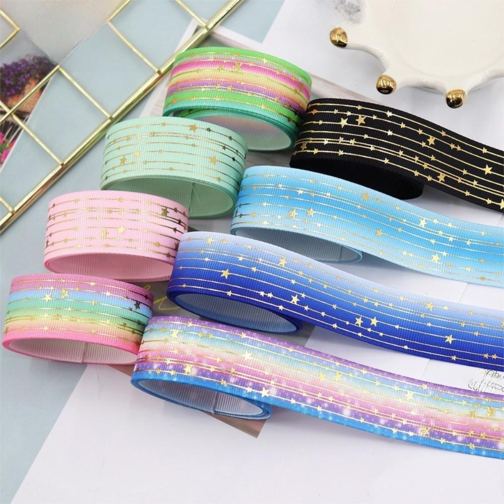 5 Yards Bronzefarbene Streifenband Farbverlauf Sternband Farbverlauf Band Party Dekoration
