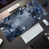 Blue Flowers Mouse Pad Mous Pad Pc Gamer Computer Accessories Mousepad Gaming Laptop Keyboard Carpet Large Desk Mat Rug