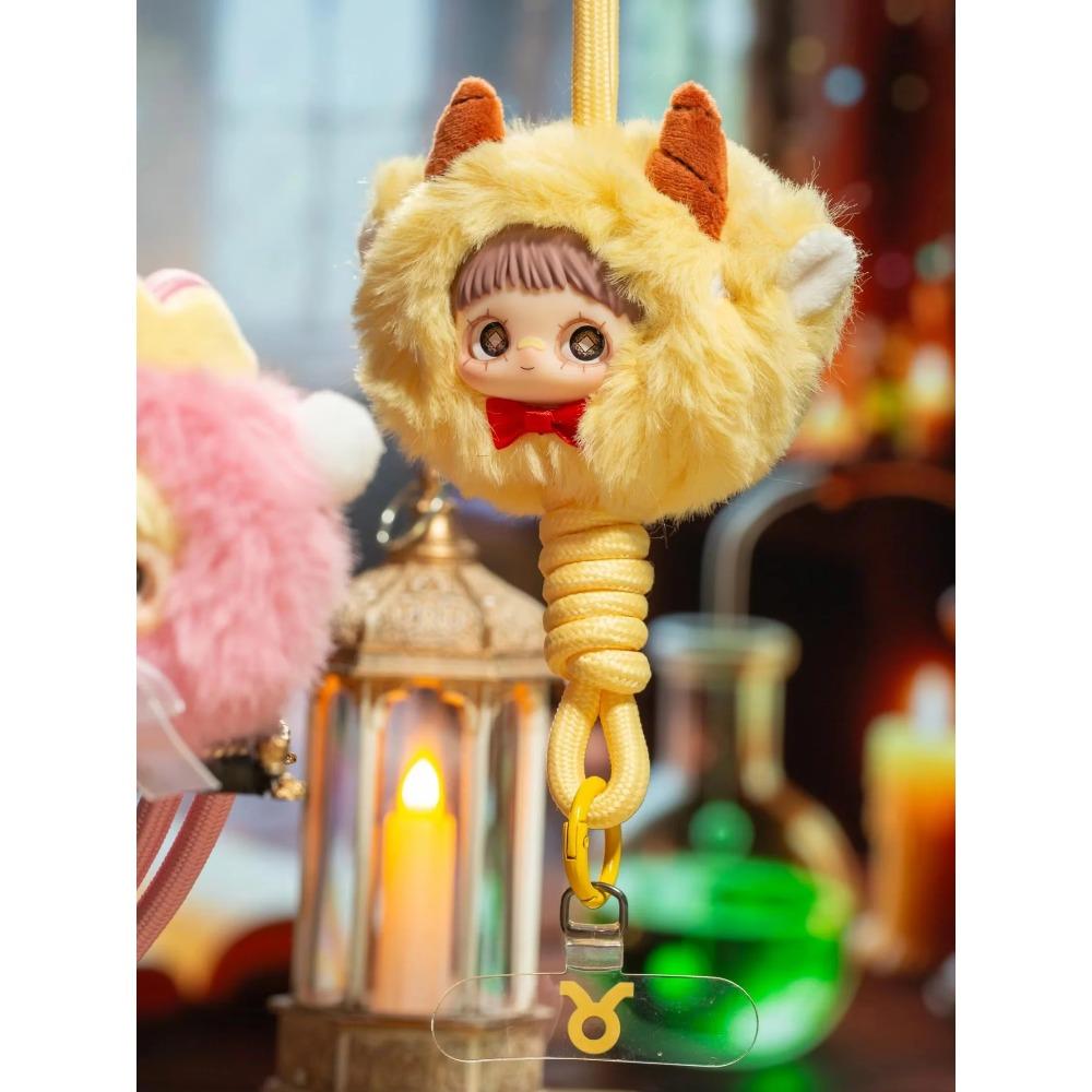 

В наявності MayMei кулон сліпа коробка зодіак гороскоп історії серії Peluche телефон шарм друг день народження Різдво Хелловін подарунок