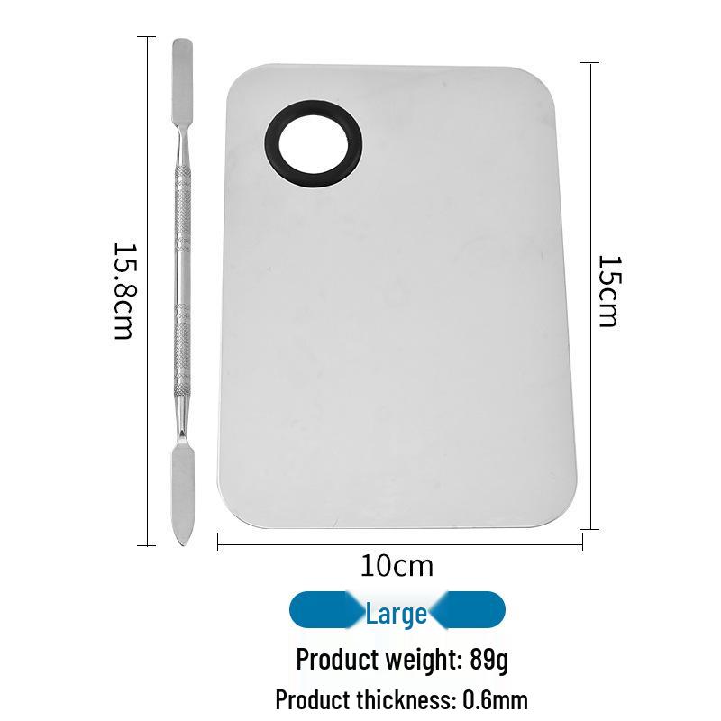 Stainless Steel Nail Art Palette Paint Tray