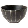 Marui Seito Shigaraki Ware Hechimon Bowl with Waterfall Stripes MR-3-3473