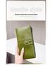 Women's RFID Retro Long Wallet: Large Capacity, Multi-Card Slot & Snap Button Closure Coin Purse