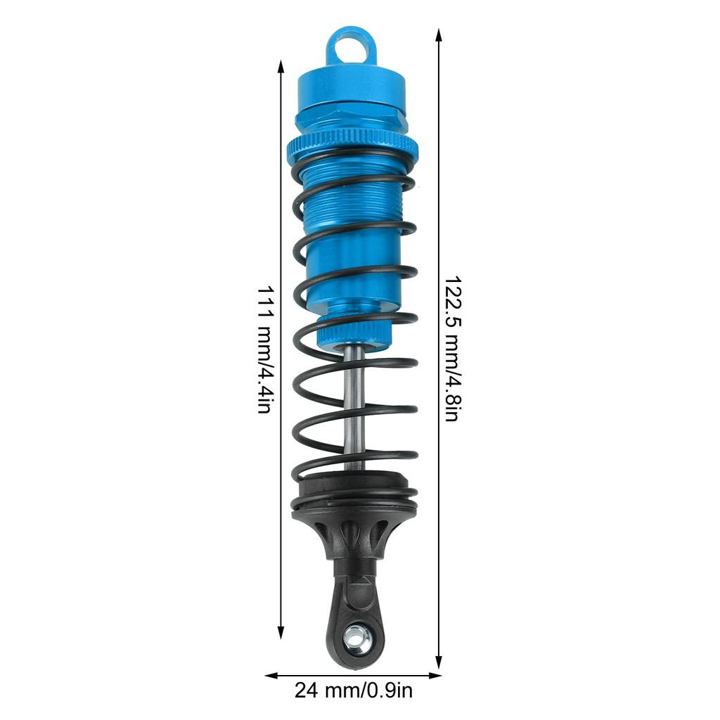 2pcs Aluminum Alloy Front Shock Struts Damper Spare Parts Fit for Outcast 1Celsius10 RC Model