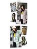 Women's Mid-Length 2024 Winter Cotton Coat with Large Fur Collar - European, American, and Korean Style, Plus Size, Thickened.