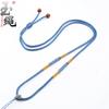 Hand-woven Adjustable Gold Jade Pendant Rope for Men and Women