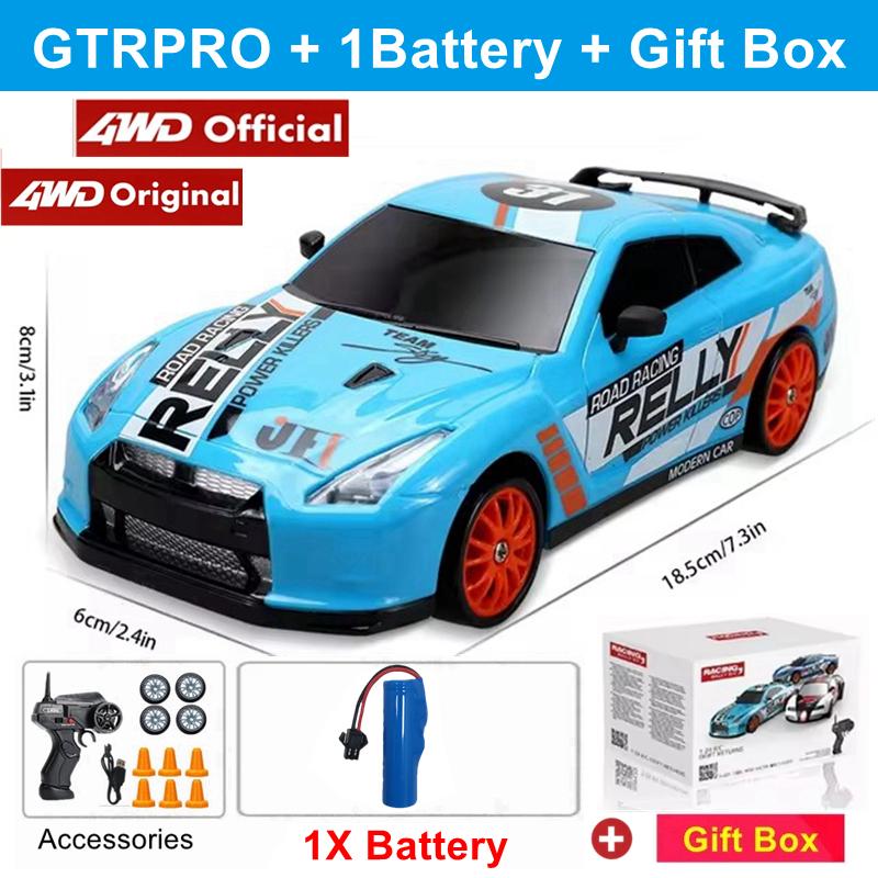 Rc Drift Car With Led Light Remote Control Vehicle Ae86 Professional High Speed Racing Toys For Kids Children Adults Gifts