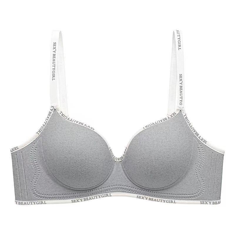 Reggiseno Push-Up Reggiseno Sexy da Donna Brassiere Senza Ferretto Intimo Senza Cuciture Comodo Ragazze Giovani Coppa Spessa Lingerie Coppa AB
