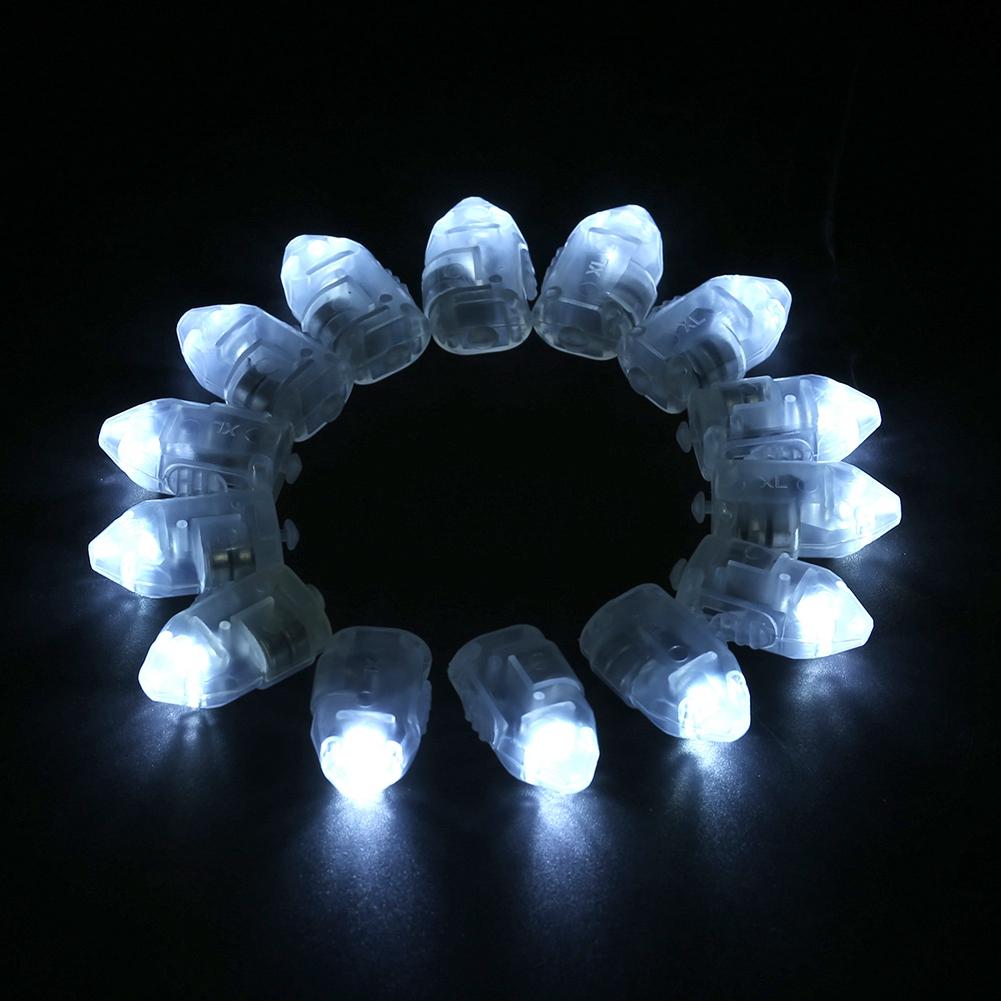 1 Set 50Pcs Waterproof LED Lights for Paper Lantern Ballon Wedding Party Decor White