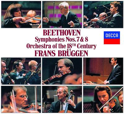 CD FRANS BRÜGGEN - Beethoven: Symphony Nos. 7 and 8 (L UCCD90136 Decca 2020 Japan ObiClassical Used