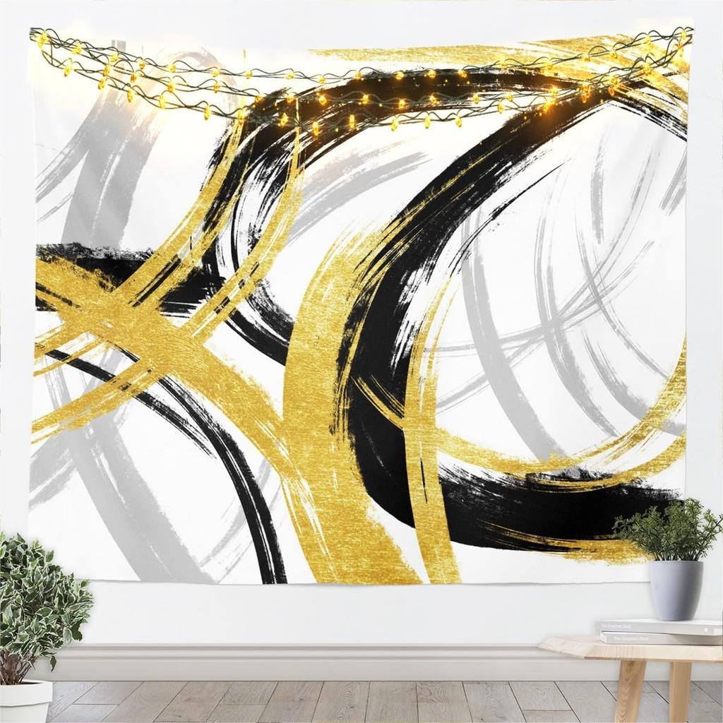 Hot Pink Black White Tapestry For Kids Boys Girls Abstract Morden Wall Art Buffalo Check Wall Hanging Blanket Bedroom Decor