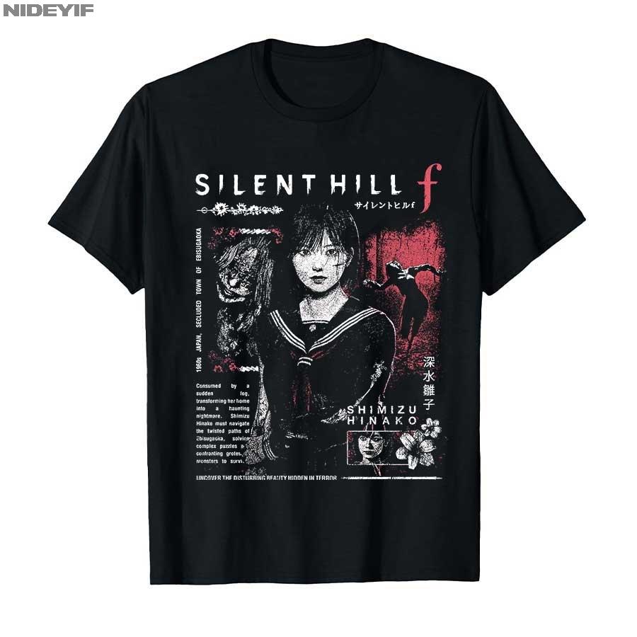 Tričko Silent Hill f Shimizu Hinako Pro Muže Ženy 100% Bavlna Trička Krátký Rukáv Topy P525