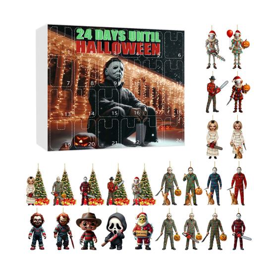 Advent Calendar 2025 24-Day Countdown Calendar with Collectible Acrylic Charms