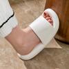 Unisex Non-Slip Korean Style Slippers for Indoor and Outdoor Use – Durable, Solid Color Footwear for Men and Women.