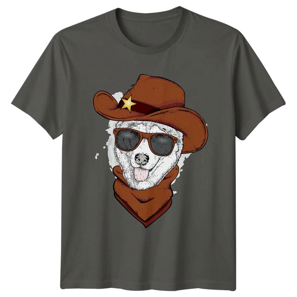Cool Dog Western Animals Unisexs Tee Unisexs Graphic Tee S