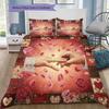 Cartoon Pattern Bedding Quilt Set Quilt Cover Pillowcase Home Decoration Birthday Gift (1 * Duvet Cover + 2 * Pillowcase, Without Core)