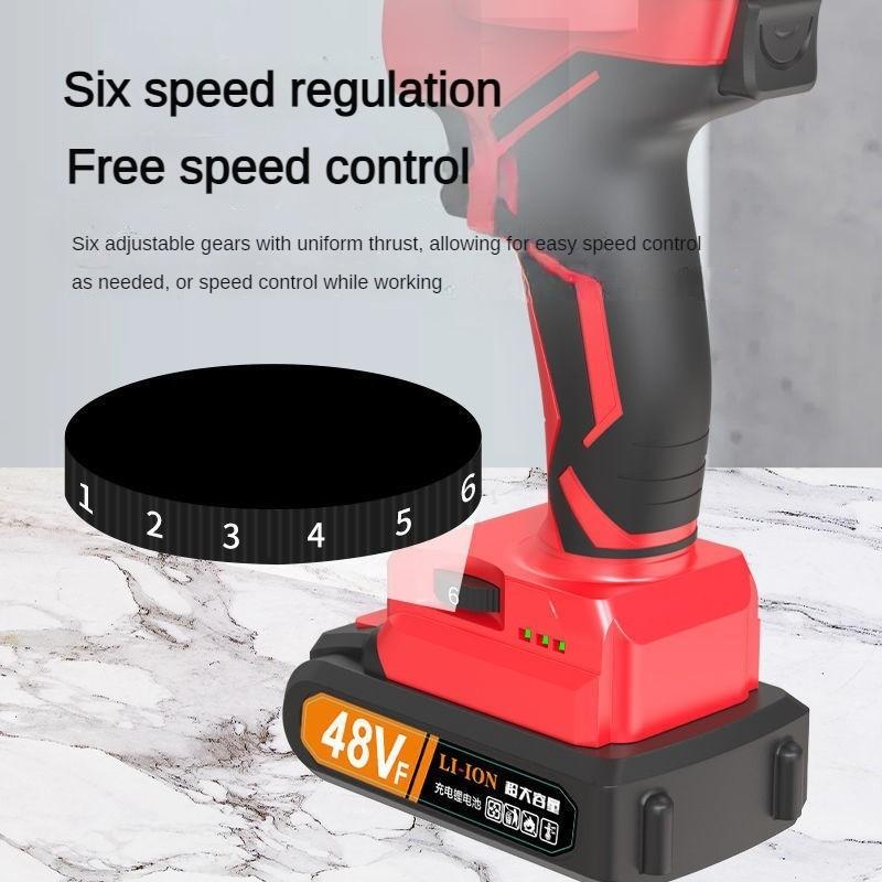6-speed Adjustable Automatic Electric Glass Glue Gun Charging Hot Melt Glue Machine Household Portable Beauty Seam Power Tool