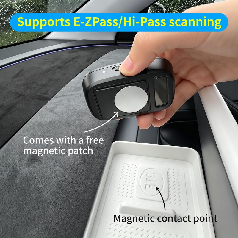 For Tesla Model 3 Highland/Model Y Juniper/Model YL 2025-26 Rear Screen Storage Box, Center Console Organizer Tray & Dashboard