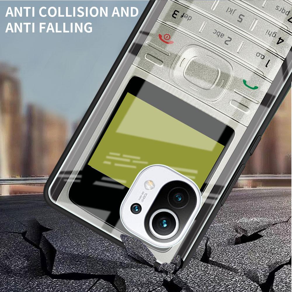 Magnetic Radio Tape Cassette Glass Case For Xiaomi Poco X3 NFC 11 Lite 11T F3 M3 Redmi Note 11 10 9 8 Pro 10S 9S Phone Cover