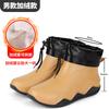 Rain shoes wear fashion rubber shoes couple color matching waterproof shoes camping adventure wading shoes trend men's and women's rubber shoes