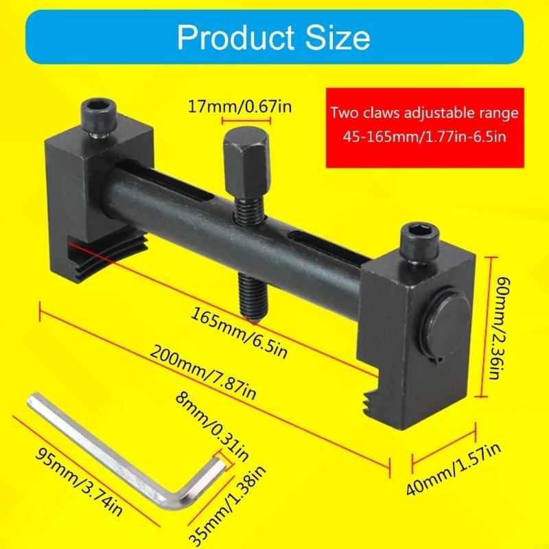 28GC Engine Crankshaft Pulley Remover Crankshaft Pulley Puller Tool with Wrench