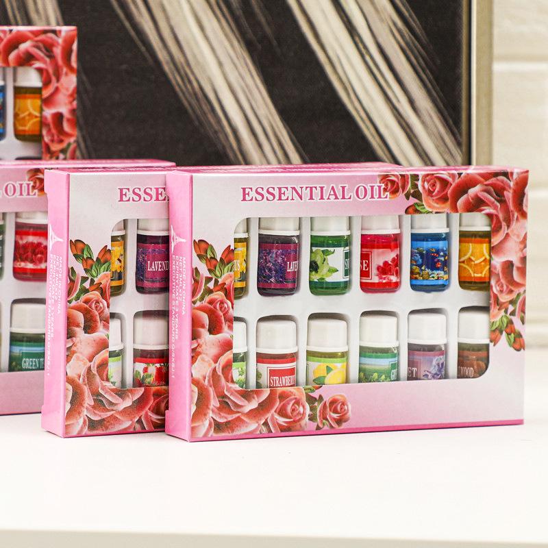 12-Pack 3ML Water-Soluble Essential Oil Fragrance with MSDS Certification