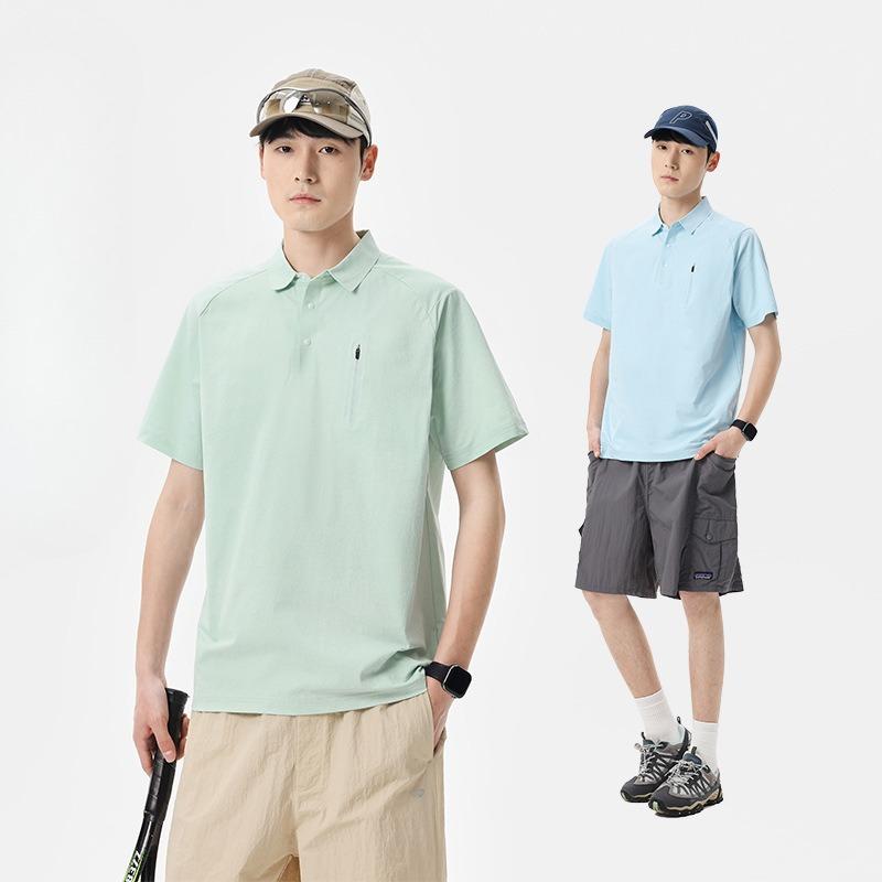 Casual-Style Fashionable Men's New Outdoor Simple Solid-Color Versatile Trend-Forward Brand Top
