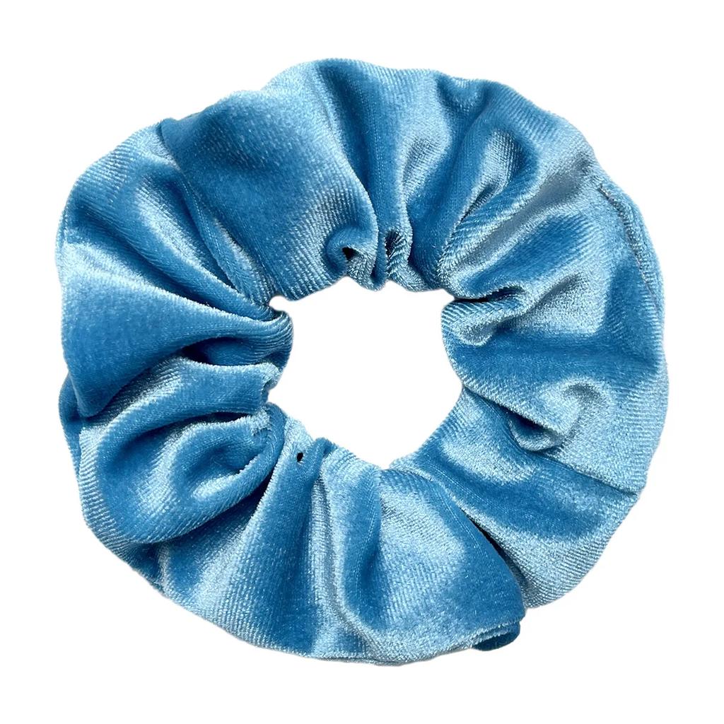 45 Colors Large Vintage Velvet Scrunchies Girls Elastic Hair Bands Ponytail Holder Ties Rubber Bands Fashion Women Accessories