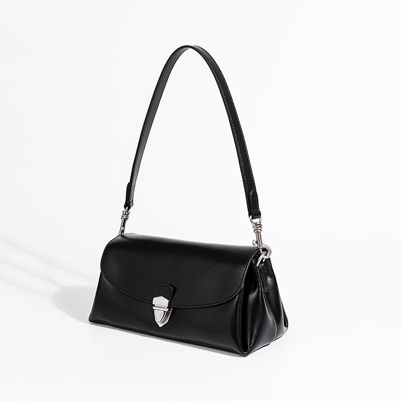 

Художественная сумка-багет, нишевый дизайн, модная сумка через плечо для поездок на работу, высококачественная кожаная женская сумка