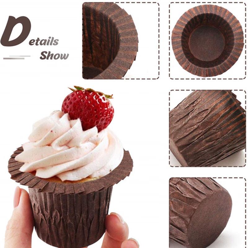 Rolled Edge Top Hat Cupcake Liners