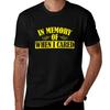 In Memory Of When I Cared Tshirt Minimalist Casual Short Sleeve Top