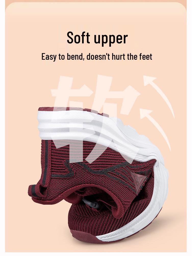 Lehké jarní vycházkové boty pro starší dospělé: Protiskluzové, Pohodlné, Měkká podrážka