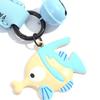 Anti-lost Clown Fish Key Chain Hand-sewn Anime Cartoon Key Charm  Ornament Accessories