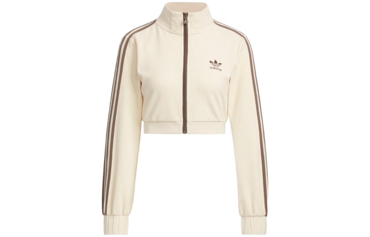 Adidas Originals Adidas Originals Cropped Coats Women s Beige Turtleneck Moderate IP3005 L