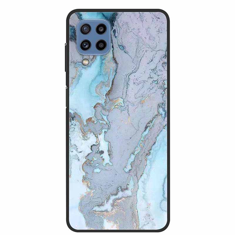 For Samsung Galaxy A12 Case Marble TPU Silicone Soft Phone CoverFor Samsung Galaxy M12 Case Samsung F12 Protector Gift New Para