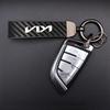 Metal Leather Keychain Car Key Decoration Pendant Valve For KIA EV6 Stinger RIO Sorento Picanto Ceed Borrego Syros K4 K5 Sonet sdvc80
