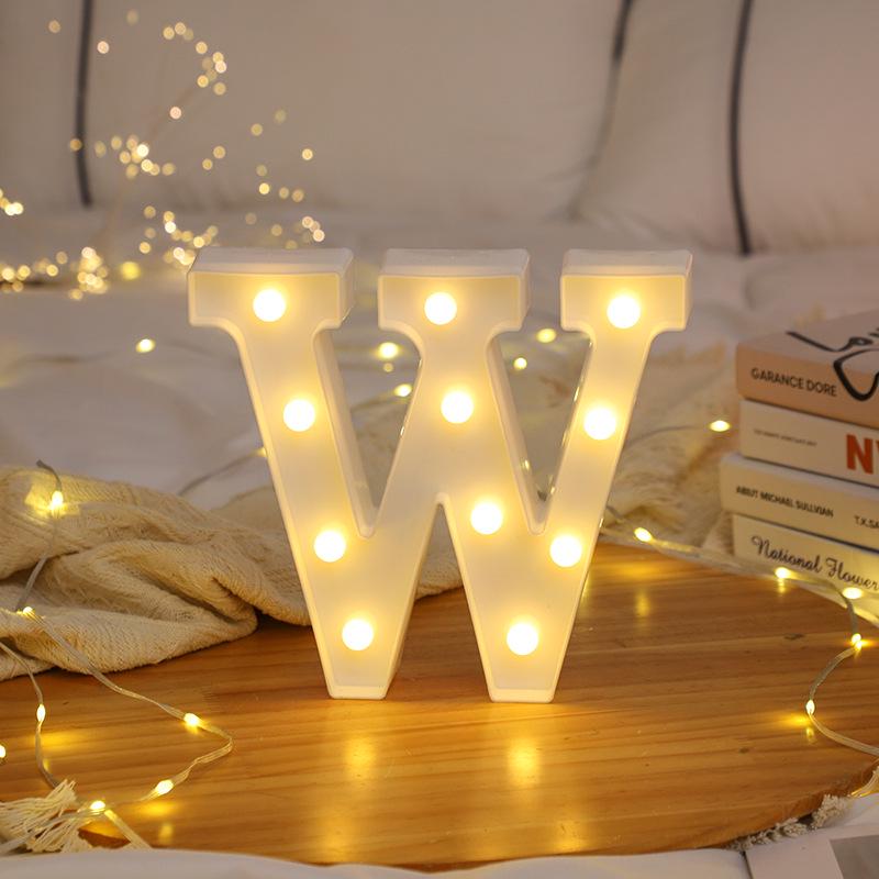 LED Letter and Number Lights for Celebrations and Proposals