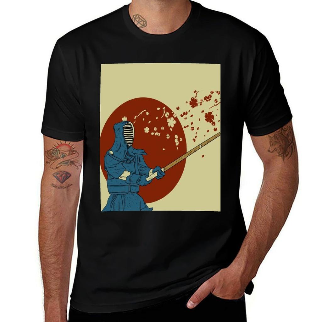 Kendo Master Sword T-Shirt Performance Workout Short Sleeve Tee