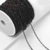 Dekorative Nähketten in Schwarz, Metallketten für die Schmuckherstellung DIY Halsketten Armbänder Zubehör, Kettenteile