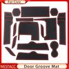 15pcs/set Door Groove Mat for Honda Civic 10th 10gen 2016 2017 2018   RHD Non-slip Door Slot Cup Mat Pad