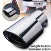 Universal Stainless Steel Car Rear Round Straight Exhaust Pipe Tail Muffler Tip