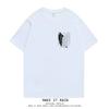 Attack Giant Wings of Freedom Cartoon Anime Oversize High Street Men and Women Short Sleeve T-Shirt Summer