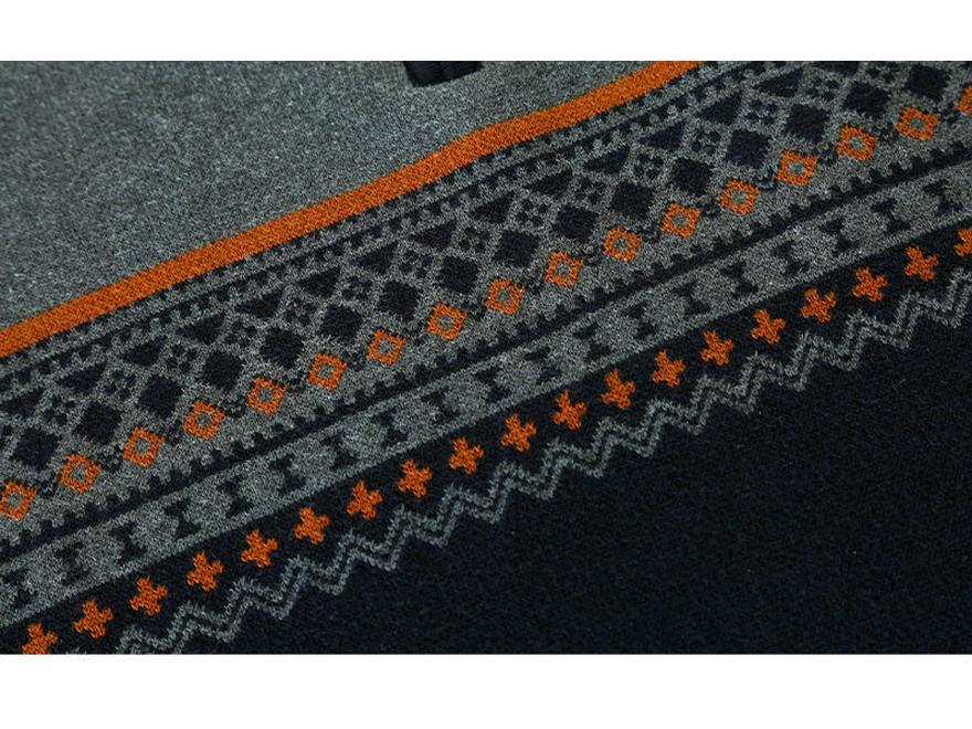 Herren Trendiger Gestreifter Strickpullover 2023: Rundhalsausschnitt, Halbreißverschluss, Lockere Passform.